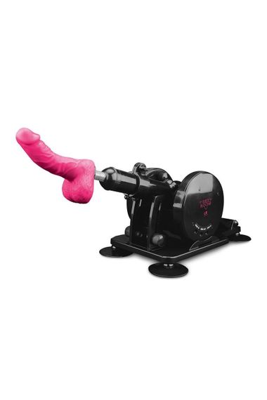 Секс-машина Dreamtoys Sex Room Sex Machine з насадками та пультом, чорна sexstyle | Зображення 4