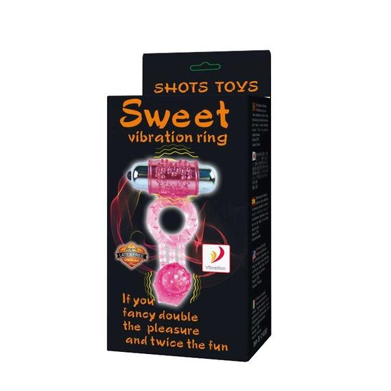 Ерекційне вібро кільце з стимулятором клітора Sweet Vibration Ring, BI - 014080 Sex Aura | Зображення 8