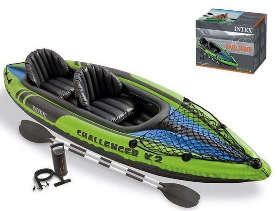 Intex Надувний човен 68306 NP (1) Challenger K4, 351 х 76 см