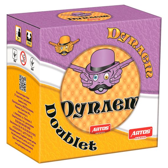 Настільна гра "Дуплет" 21007 Artos games, в коробці (4820130621007)