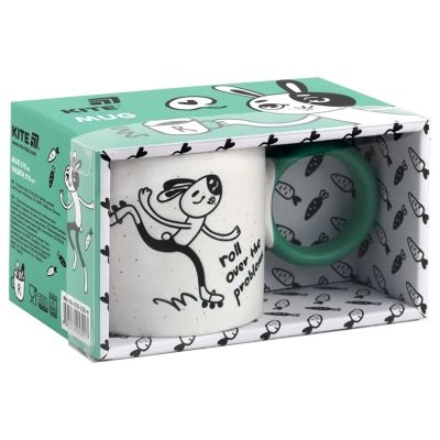 Чашка Kite 370 мл Roller bunny (K25-220-6) | Зображення 2