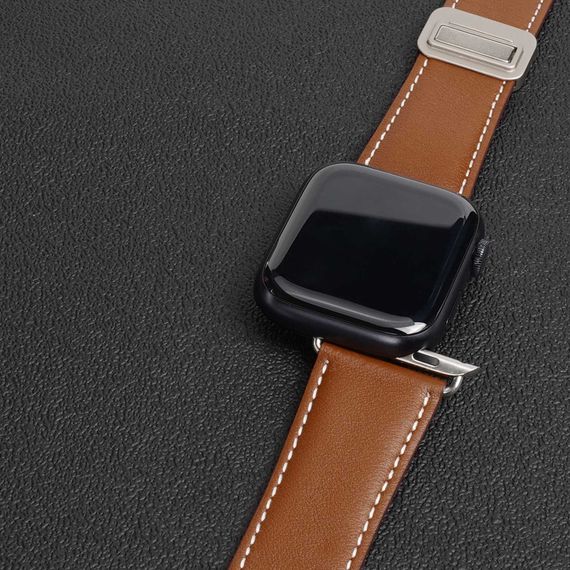 Ремінець Dux Ducis Genuine Leather для Apple Watch 42(ser.1-3)/44/45/46/49mm Brown | Зображення 2