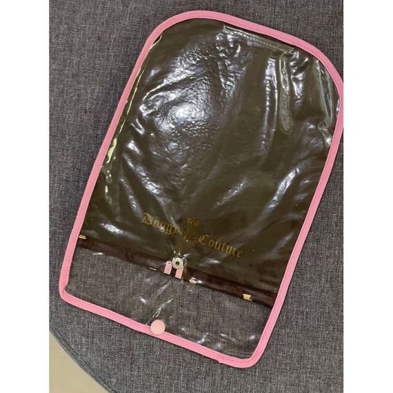 Комплект чехол для хранения одежды собак с плечиком  Juicy Couture на змейке, коричневый | Зображення 4