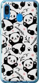 Чохол на Samsung Galaxy A20 2019 A205F Панди із пластику FCh_047384