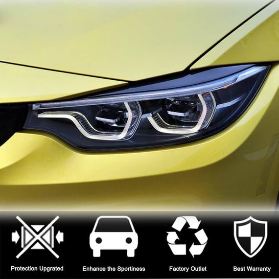 Вії на фари V2 (для F80, Карбон) для BMW 3 серія F-30/31/34 2012-2019 рр | Зображення 3