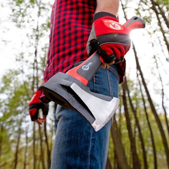 Колун кований 1000 г, ручка з фібергласу INTERTOOL HT-0274 | Зображення 7