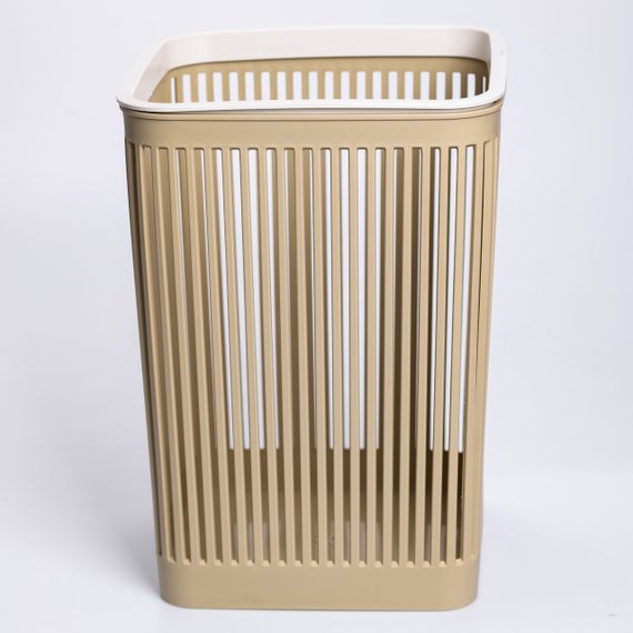 Кошик для сміття пластиковий в офіс для паперу 22×22×30 (см) кошик під сміття 8 (л) відро для сміття Коричневий HP-45-9OL