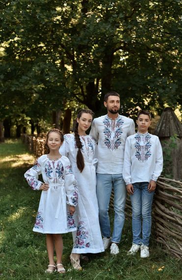 Плаття вишиванка доросле льон довге | Зображення 9