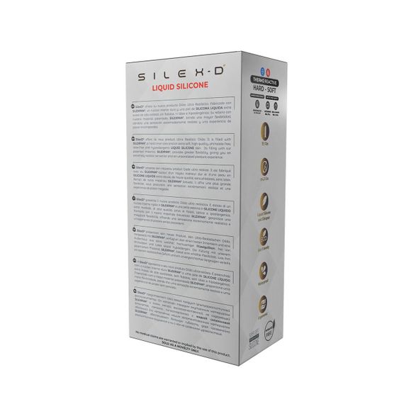 Фалоімітатор SilexD Flesh (MODEL 2 size 8in) Liquid Silicone, підходить для Apollo S та L Sex Aura | Зображення 6