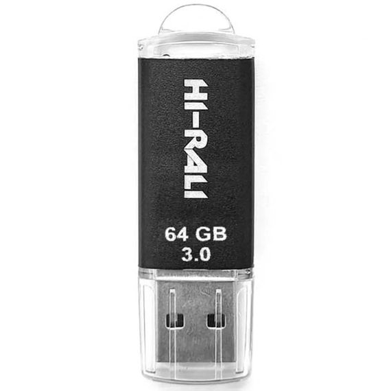 Флеш-накопитель Hi-Rali Rocket Series USB 3.0 — 64GB Черный