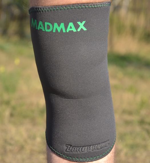Наколінник MadMax MFA-294 Zahoprene Knee Support Dark Grey/Green (1шт.) XL | Зображення 8
