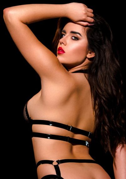 Бюстгальтер топ із сіточки OhMyG! Tokyo Bra чорний, S/M sexstyle | Зображення 1