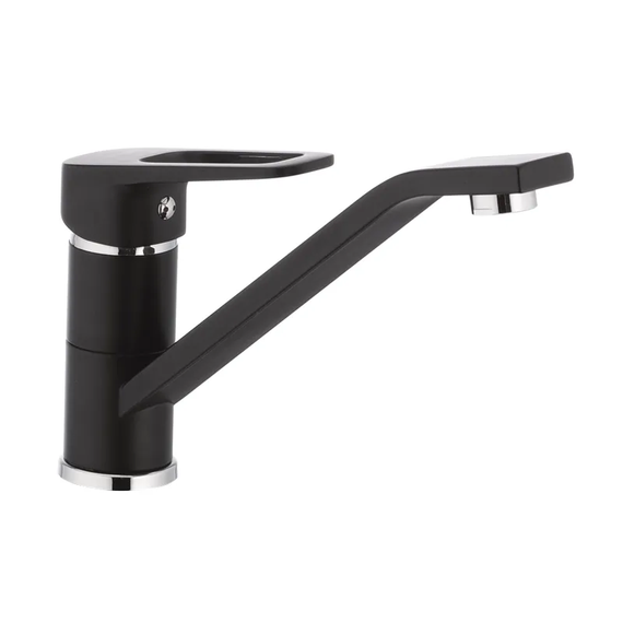 Смеситель кухонный черный Mixxus Nevada 555 (MX0020)