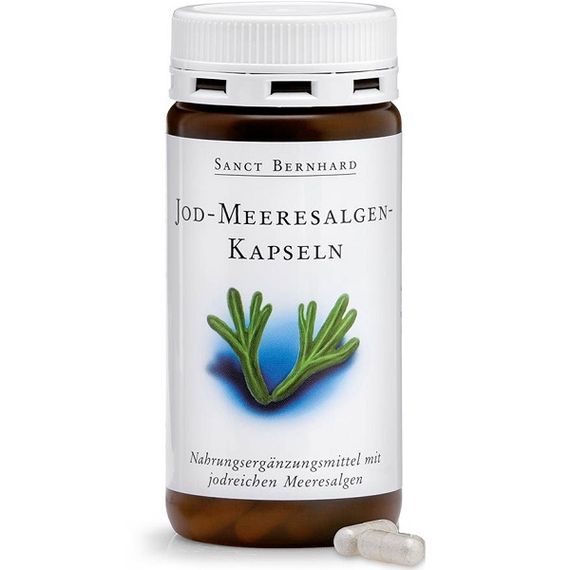 Микроэлемент Йод Sanct Bernhard Jod-Meeresalgen 180 Caps