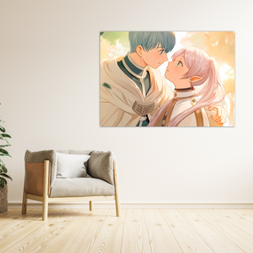 Плакат-постер з принтом Кавун Frieren beyond journey's end. Фрірен проводжає в останній шлях. Фрірен. Фрірен А2 ПЛ000838 (А2)