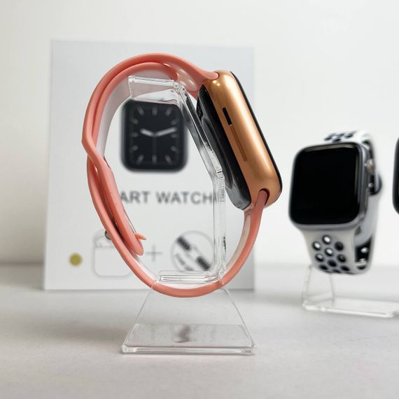 Комплект Basic T55 - Air Pro 2 / Smart Watch / 2 ремінці (Рожевий) | Зображення 4