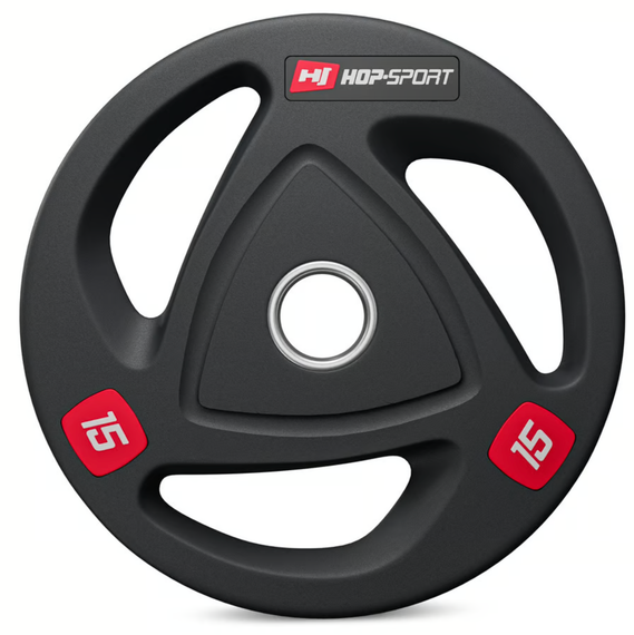 Диск олімпійський Hop-Sport 15кг | Зображення 1