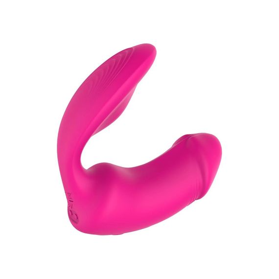 Вагинально-клиторальный вибратор Dream Toys Essentials с пультом, розовый, 9 × 3 см Sex Aura | Зображення 4