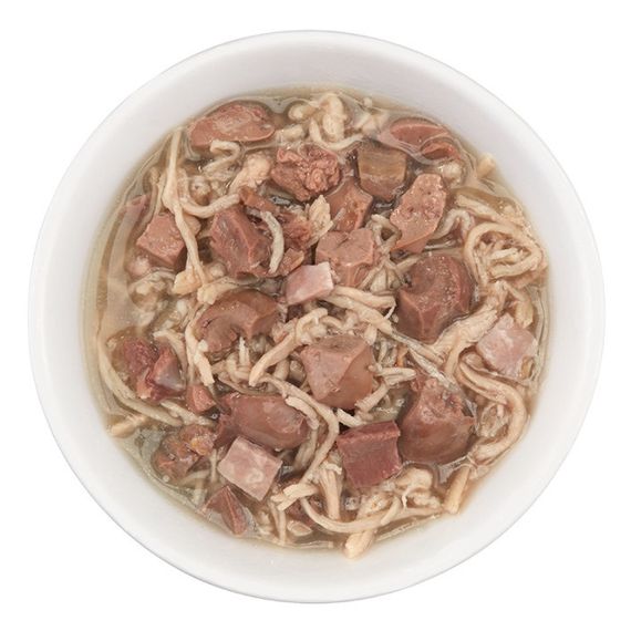 Вологий корм для котів з куркою та шинкою Schesir After Dark Chicken With Ham, 80 гр | Зображення 2