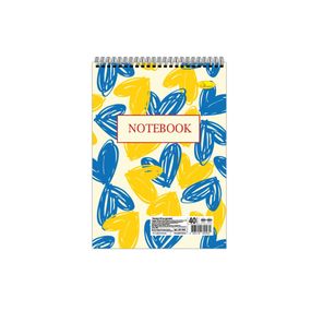 Блокнот "The heart of Ukraine" А6 АП-1907-2, 40 листов, пружина сверху