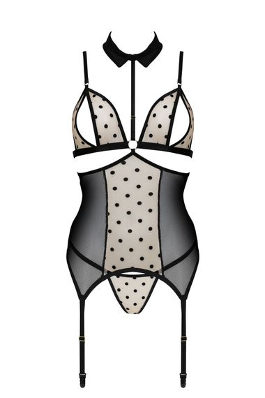 Корсет Passion DOMINICA CORSET Бежевий L/XL | Зображення 2