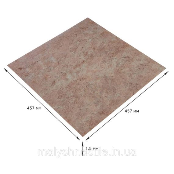 Самоклеящаяся LVT плитка 457*457*1.5mm (D) SW-00002457 | Зображення 3