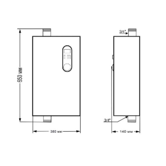 Электрический котел Neon WPS 18 кВт 9+9 кВт 380 В | Зображення 5