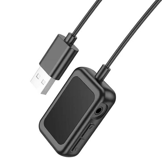 Bluetooth аудіо ресивер Borofone BC49 June (USB-A) Black | Зображення 2