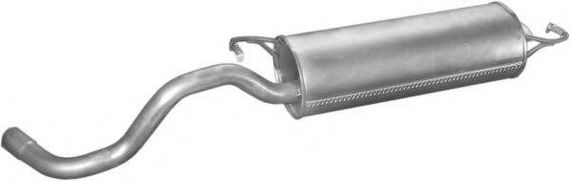 Глушник задн. VW GOLF IV (вир-во Polmostrow) POLMO 30244 на VW GOLF Mk IV (1J1)