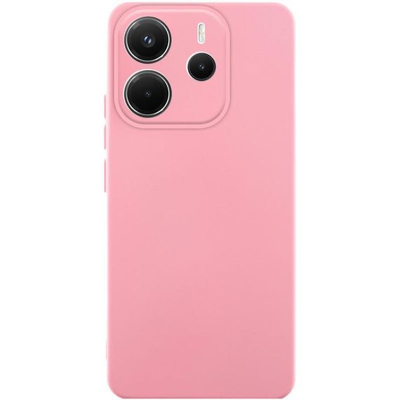 Чохол TPU GETMAN Liquid Silk Full Camera для Xiaomi Redmi Note 14 4G (Int. version) Рожевий / Pink