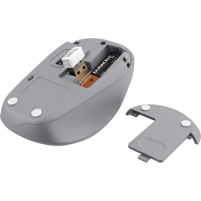 Мышка Trust Yvi+ Silent Wireless/Bluetooth White (25513) | Зображення 5