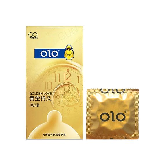 Ребристі ультратонкі презервативи OLO з ароматом ванілі (10 штук) | Зображення 3