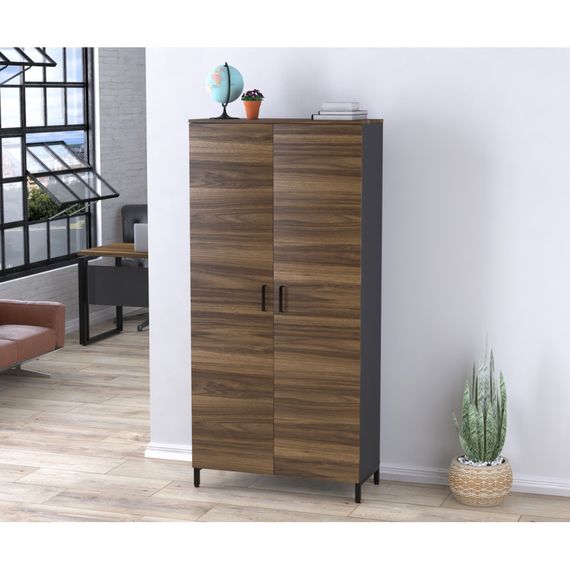 Шкаф офисный Loft Design LT-900-1900 антрациторех | Зображення 3