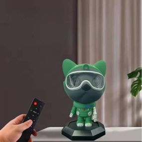 Проектор зоряного неба у вигляді космічного собаки Spase Dog Galaxy Star Light Зелений