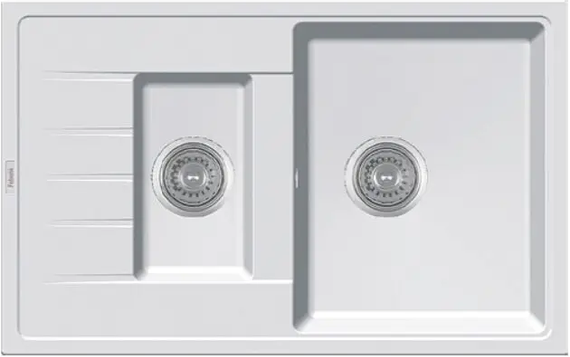Кухонна мийка Fabiano Classic 78x50x15 Alpine White 8221.201.0473
