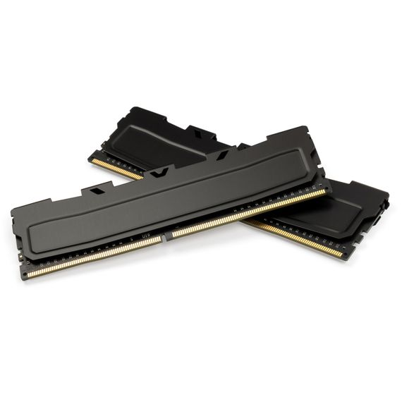 Модуль пам'яті для комп'ютера DDR4 16GB (2x8GB) 3200 MHz Kudos Black eXceleram (EKBLACK4163216AD) | Зображення 2