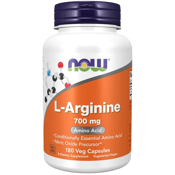 Аргинин NOW Foods L-Arginine 700 mg 180 vcaps