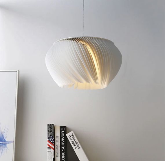 Люстра підвісна на 1 лампочку 26680 Білий 35-175х50х50 см.