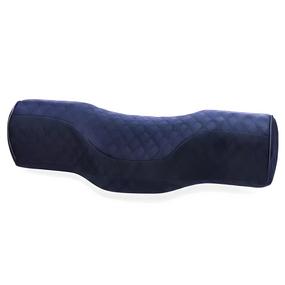 Ортопедична подушка для сну Memory Foam з підтримкою шиї синя