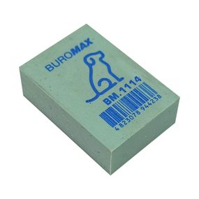 Резинка школьная BM.1114 зеленая, мягкая