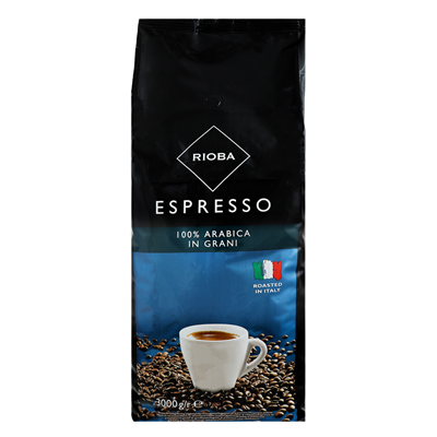 Кофе Rioba Espresso натурально жареный в зернах 3кг