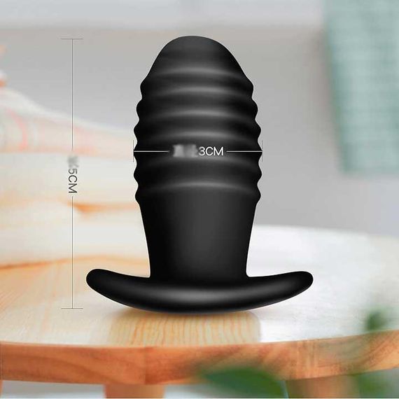 Анальная вибро-пробка 3 см – Анальные игрушки | Зображення 2