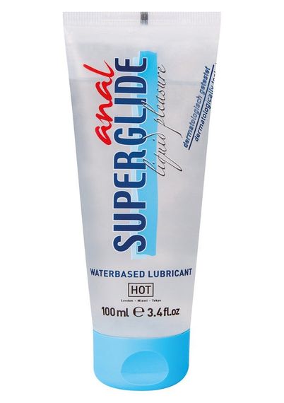 Анальний лубрикант на водній основі Hot Anal Superglide, 100 мл Sex Aura