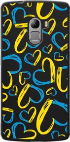 Чехол на Lenovo A7010 Сердца UA "5292u-232-17620"