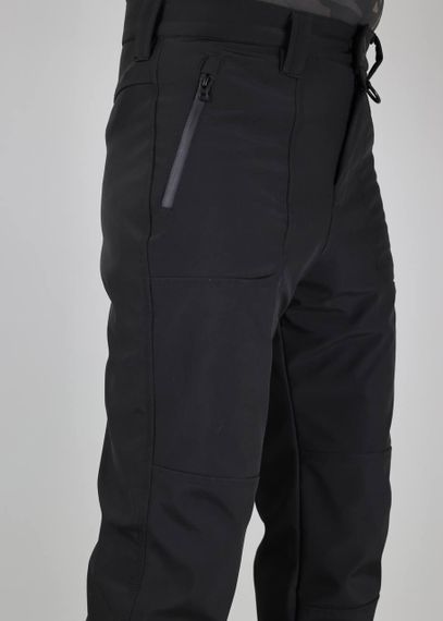Костюм тактический ULTIMATUM Scout soft shells Черный, Мужская утепленная армейская полевая форма софтшелл | Зображення 4