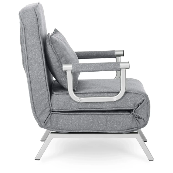Розкладне крісло, розкладачка MEBEL ELITE BART, сірий (KR-65)(крісло-80/65/68; ліжко-190/65) | Зображення 3