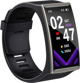 Смарт-годинник DM12 сенсорний 1.9”, Bluetooth, водонепроникний IP68, підтримка BT 5.0, розумний годинник Android та iOS, унісекс