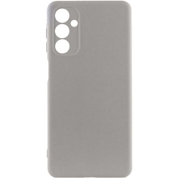 Чохол TPU GETMAN Liquid Silk Full Camera для Samsung Galaxy A14 4G/5G Сірий / Lavender