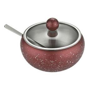Цукорниця з ложкою Edenberg EB-18031-Burgundy 450 мл бордова