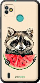 Чохол на Tecno Pop 5 BD2p Єнотик з кавуном "4605b-2412-2448"